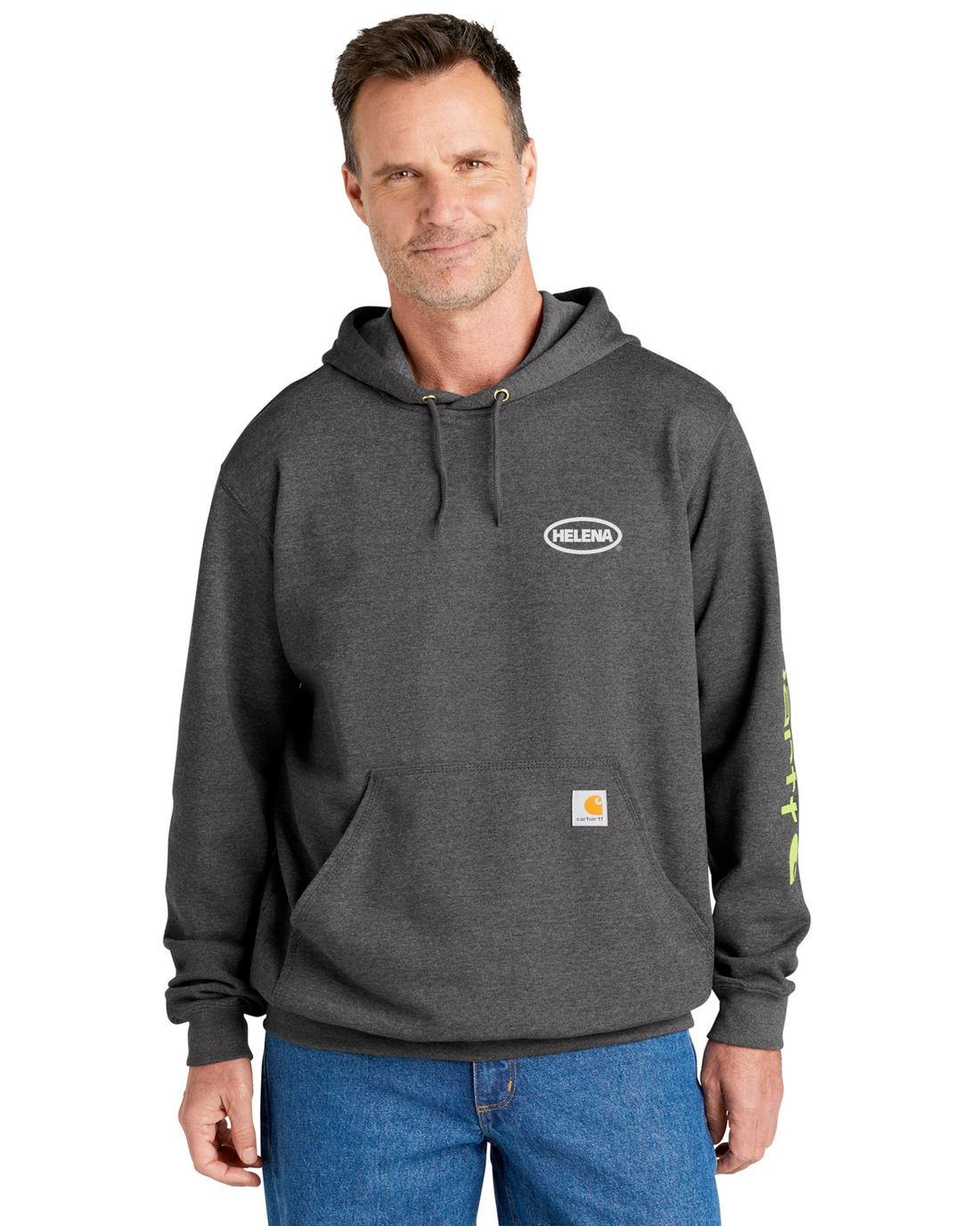 Helena - Carhartt Midweight Hooded Logo Sweatshirt - CTK288