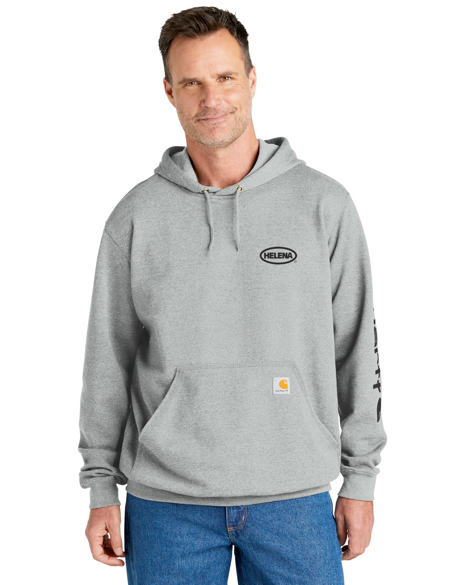 Helena - Carhartt Midweight Hooded Logo Sweatshirt - CTK288