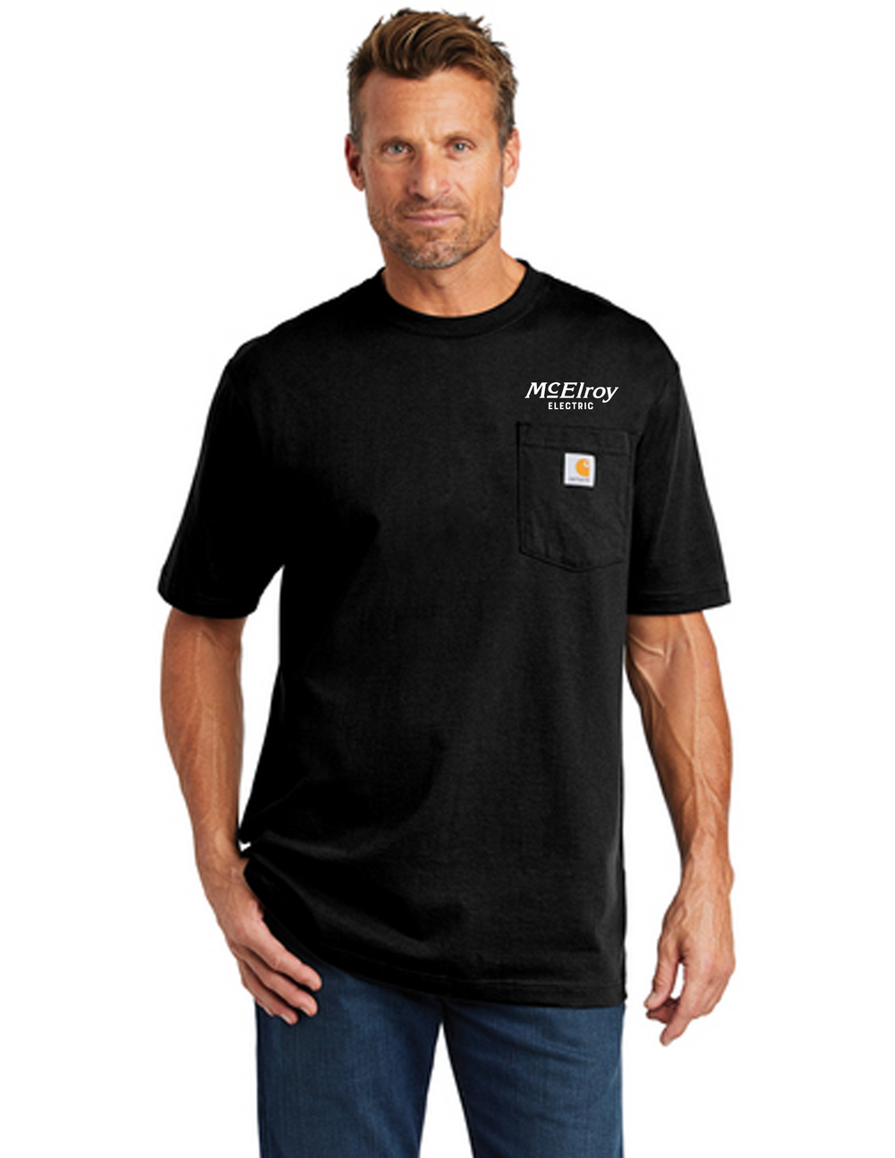 McElroy Electric - Carhartt Workwear Pocket Short Sleeve T-Shirt - CTK87