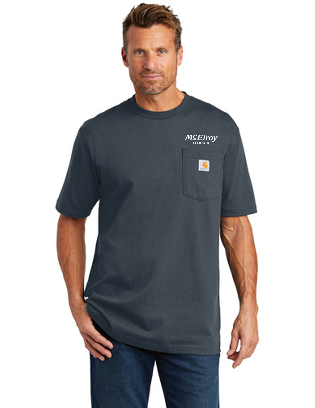 McElroy Electric - Carhartt Workwear Pocket Short Sleeve T-Shirt - CTK87