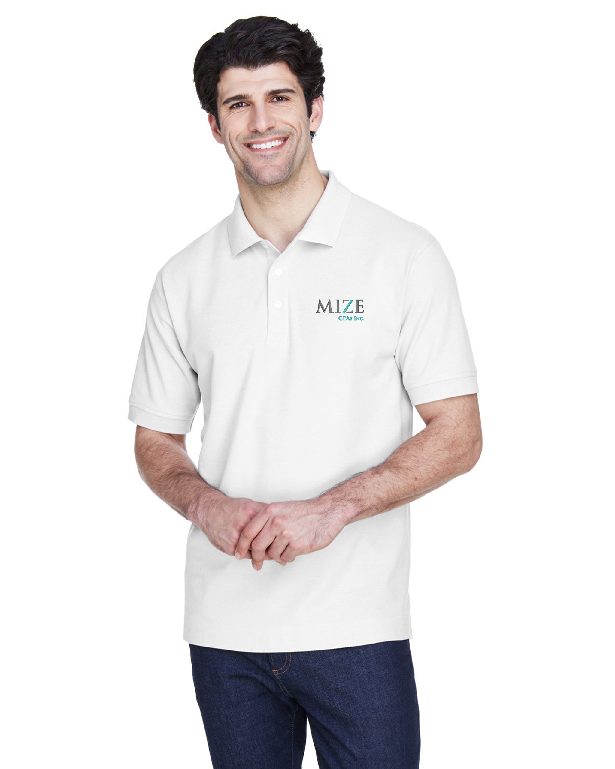 Mize CPAs Inc. - Devon & Jones Men's Pima Piqué Short-Sleeve Polo - D100