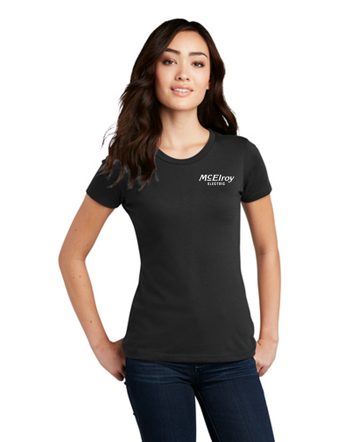 McElroy Electric - District Women’s Perfect Blend Tee - DM108L