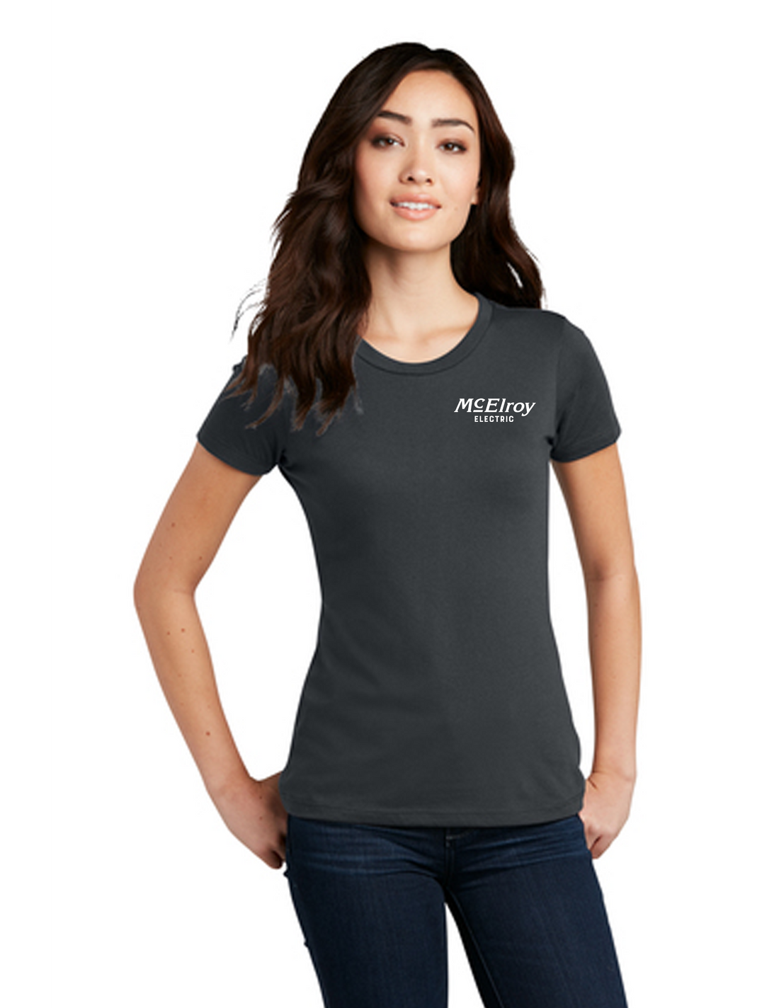 McElroy Electric - District Women’s Perfect Blend Tee - DM108L