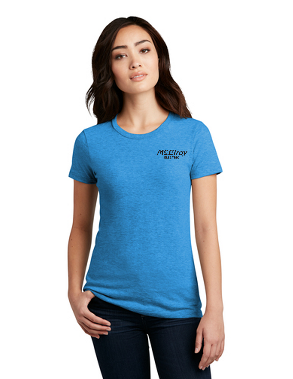 McElroy Electric - District Women’s Perfect Blend Tee - DM108L