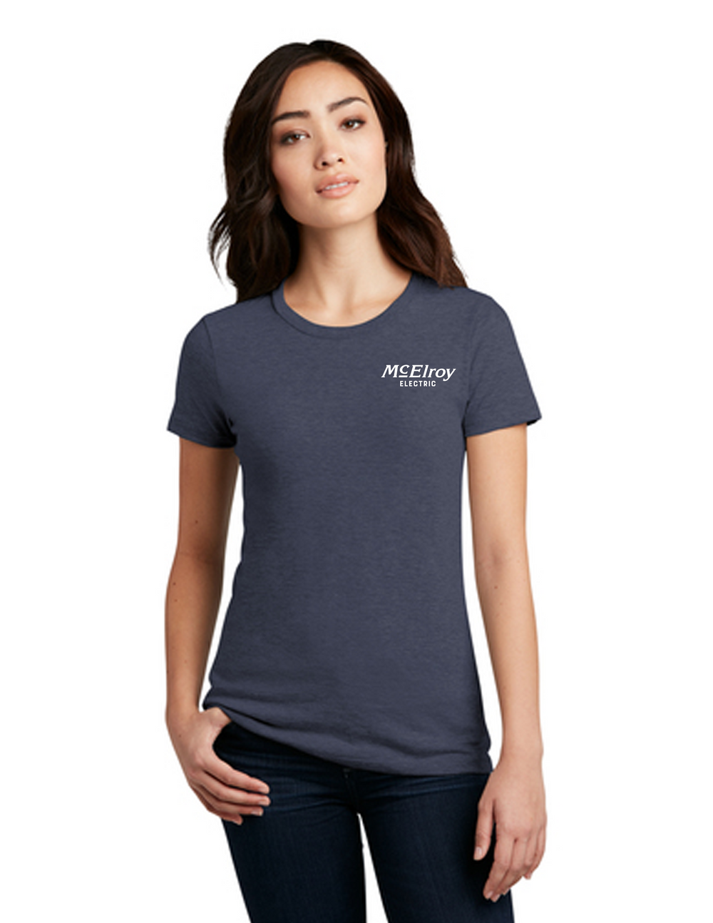 McElroy Electric - District Women’s Perfect Blend Tee - DM108L