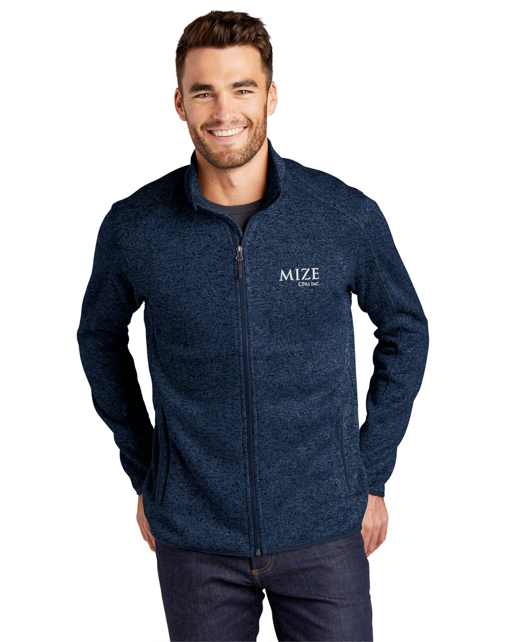 Mize CPAs Inc. - Port Authority Sweater Fleece Jacket - F232