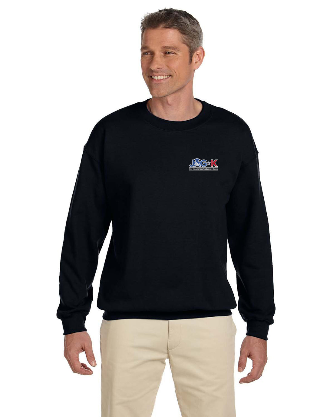 JAG-K - Gildan Adult Heavy Blend Adult 8 oz., 50/50 Fleece Crew - G180