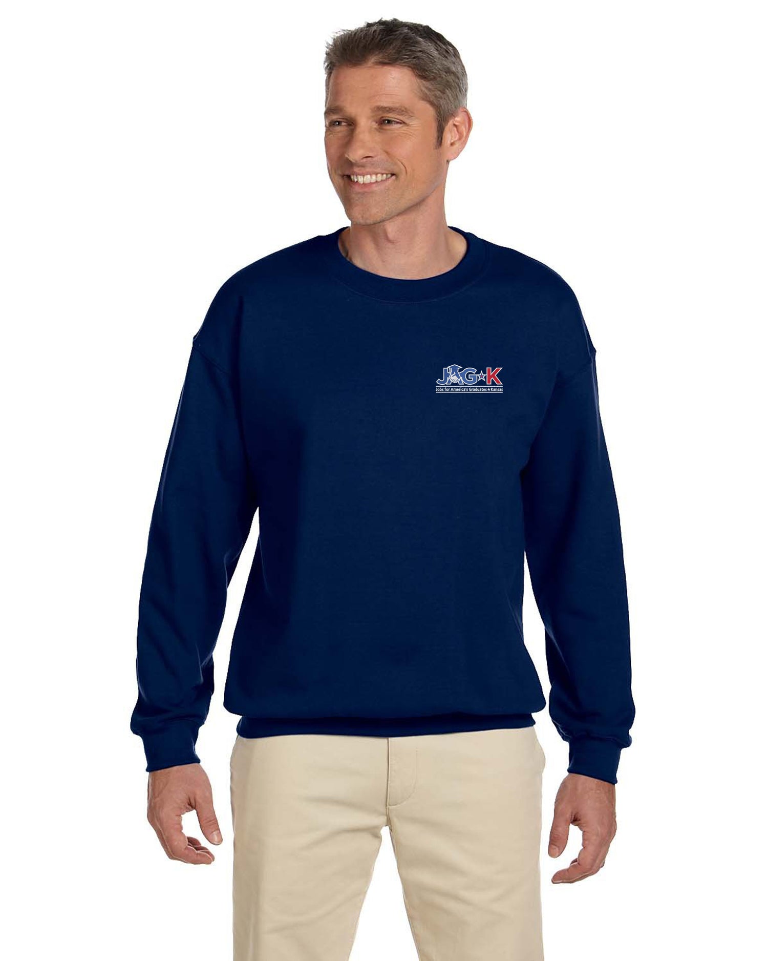 JAG-K - Gildan Adult Heavy Blend Adult 8 oz., 50/50 Fleece Crew - G180