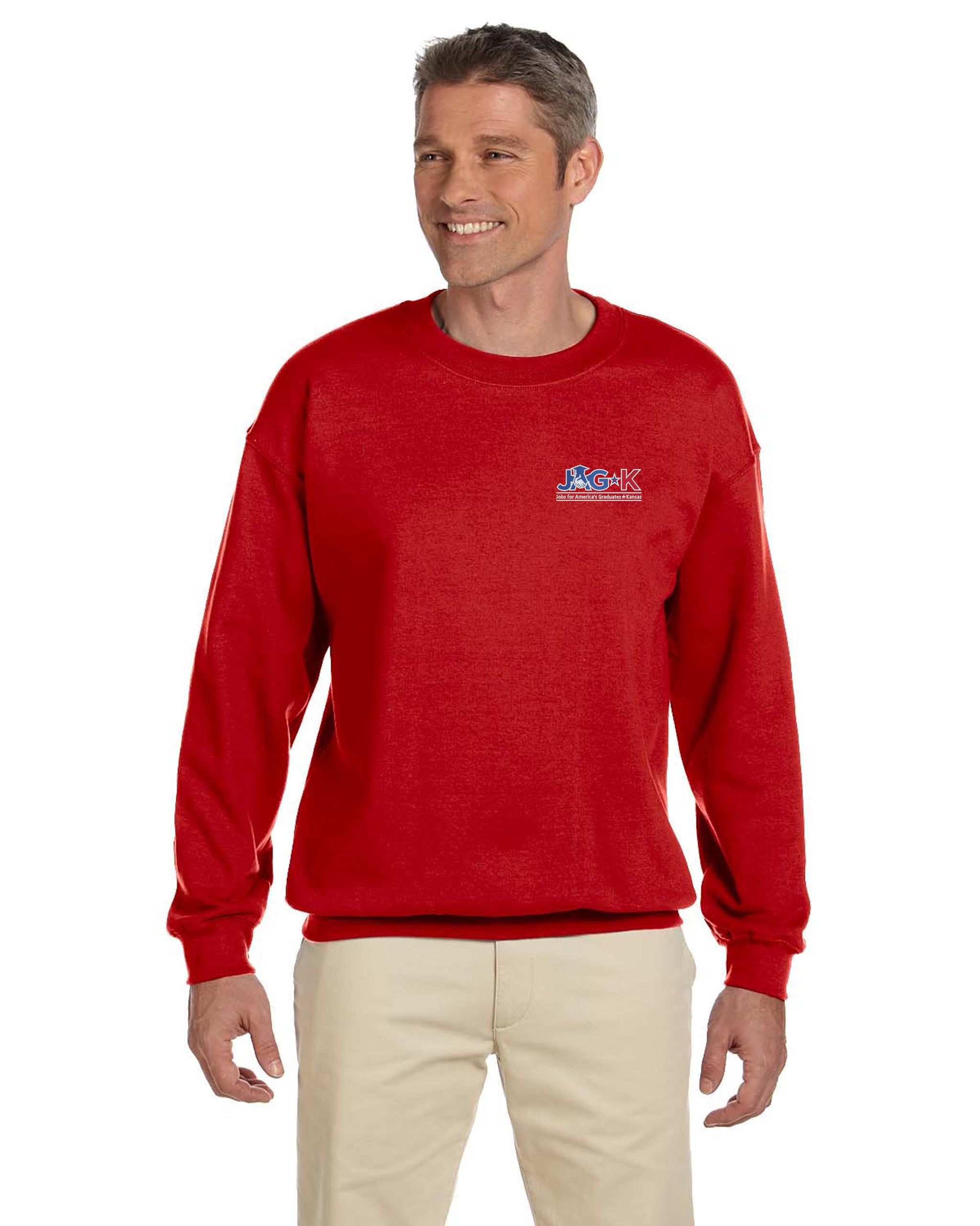 JAG-K - Gildan Adult Heavy Blend Adult 8 oz., 50/50 Fleece Crew - G180