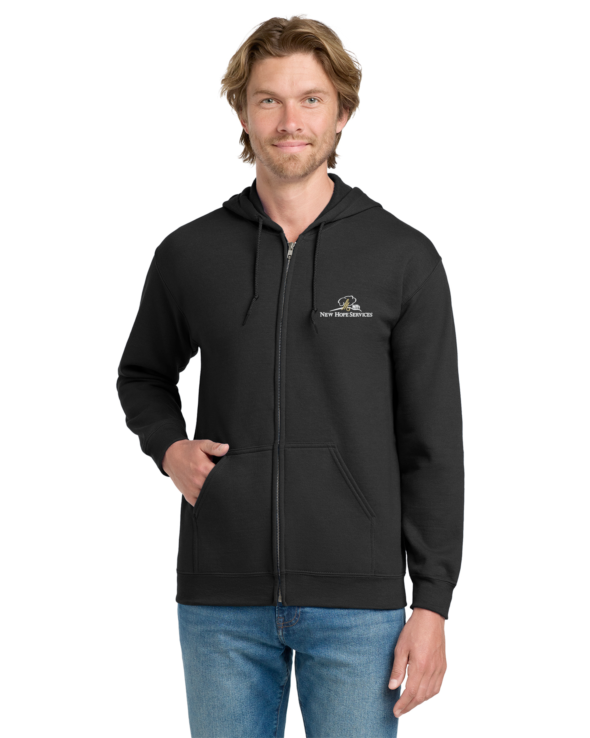 Medicalodges - Gildan Unisex Heavy Blend Full-Zip Hooded Sweatshirt - 18600