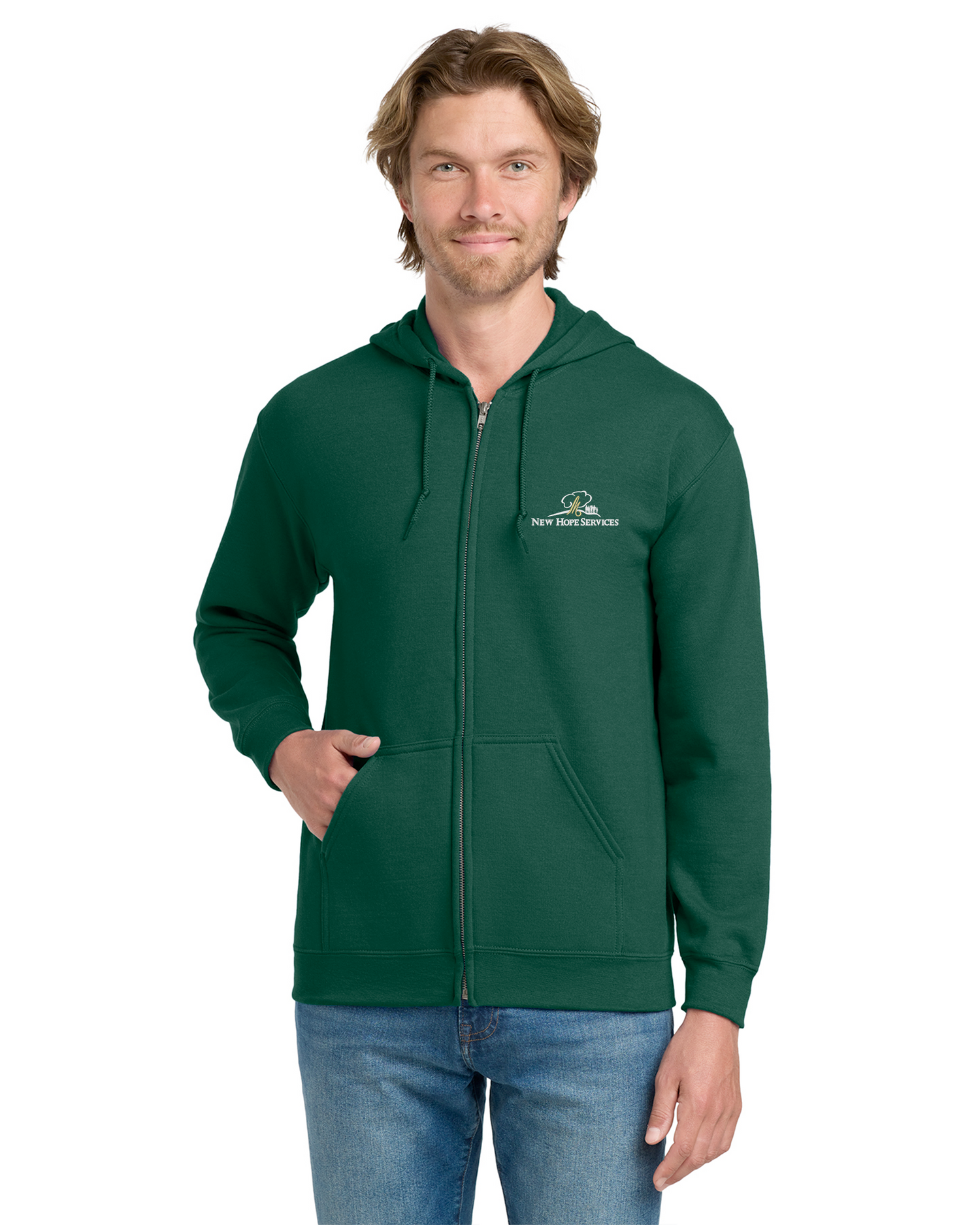 Medicalodges - Gildan Unisex Heavy Blend Full-Zip Hooded Sweatshirt - 18600