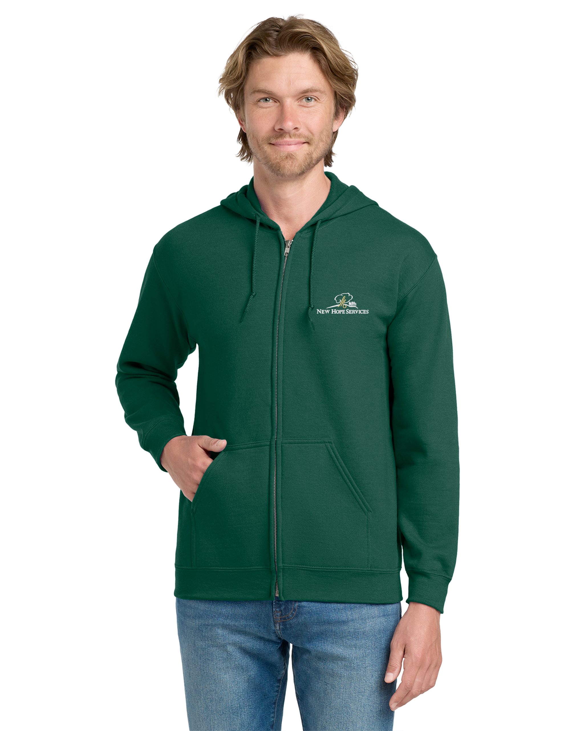 Medicalodges - Gildan Unisex Heavy Blend Full-Zip Hooded Sweatshirt - 18600