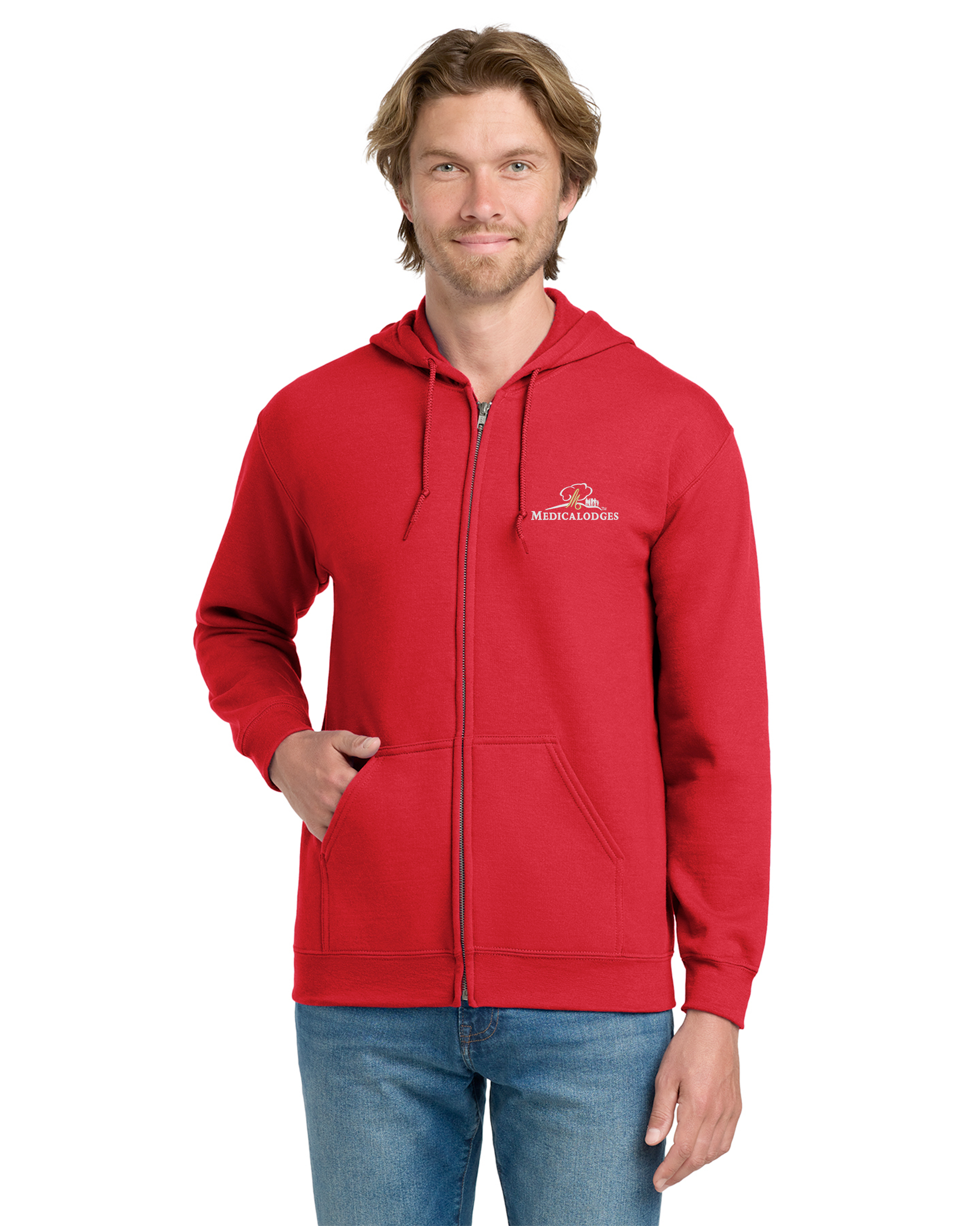 Medicalodges - Gildan Unisex Heavy Blend Full-Zip Hooded Sweatshirt - 18600