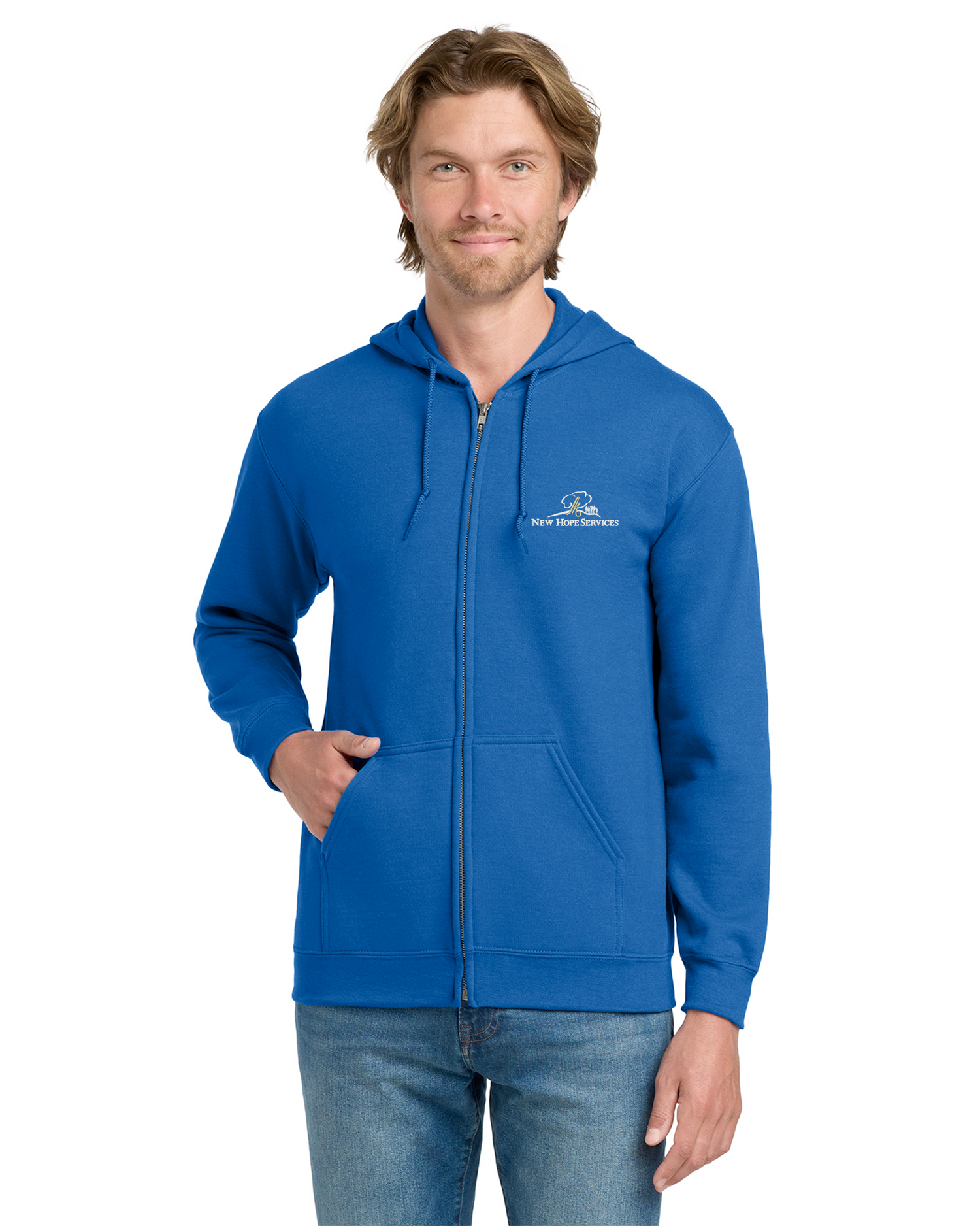 Medicalodges - Gildan Unisex Heavy Blend Full-Zip Hooded Sweatshirt - 18600