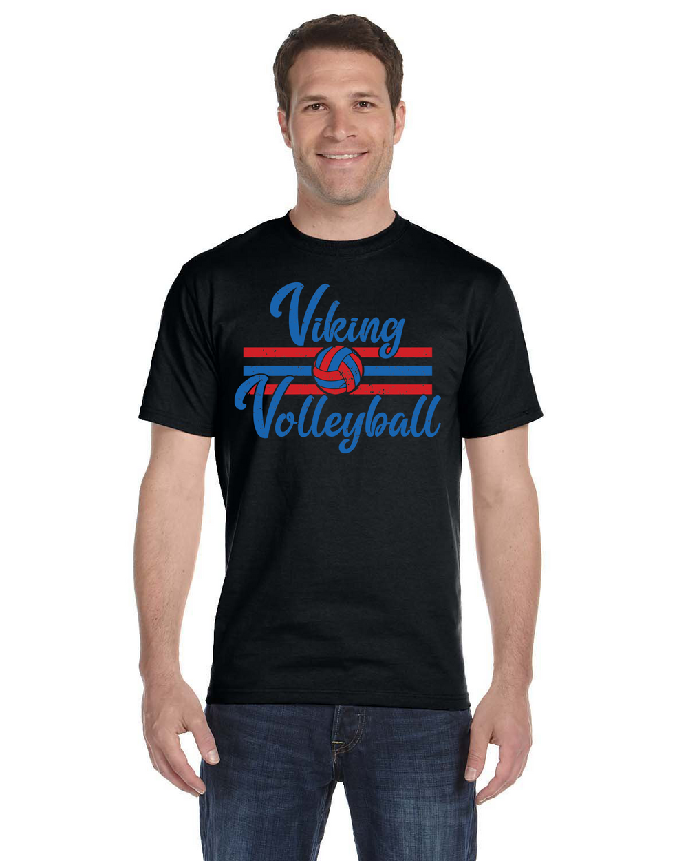 SMS Volleyball - Gildan Adult 50/50 T-Shirt - G800