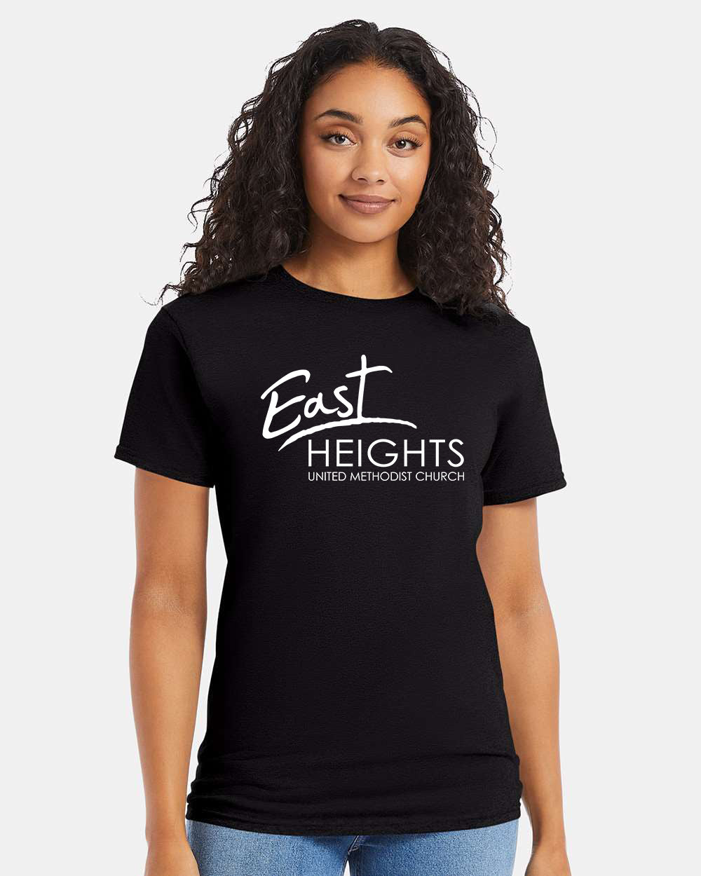 East Heights UMC - EHUMC Logo - Hanes Unisex Essential-T T-Shirt - 5280