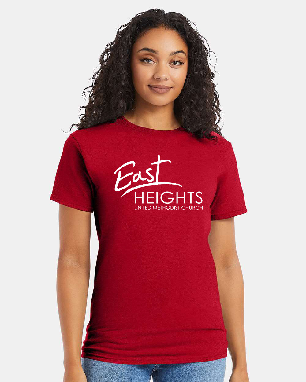 East Heights UMC - EHUMC Logo - Hanes Unisex Essential-T T-Shirt - 5280