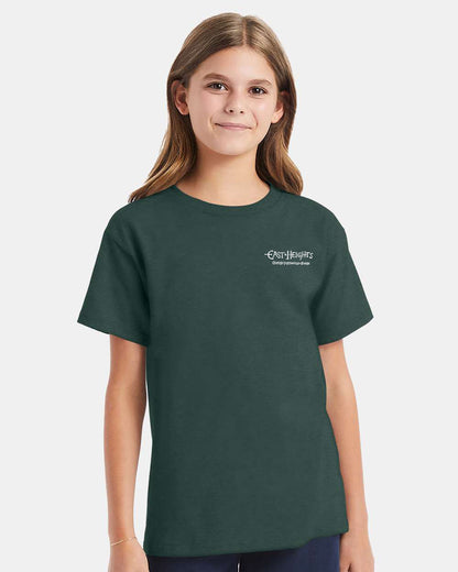 East Heights UMC - Paula Amos Cross - Hanes Youth Essential-T T-Shirt - 5480