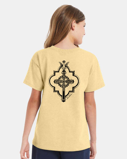 East Heights UMC - Paula Amos Cross - Hanes Youth Essential-T T-Shirt - 5480