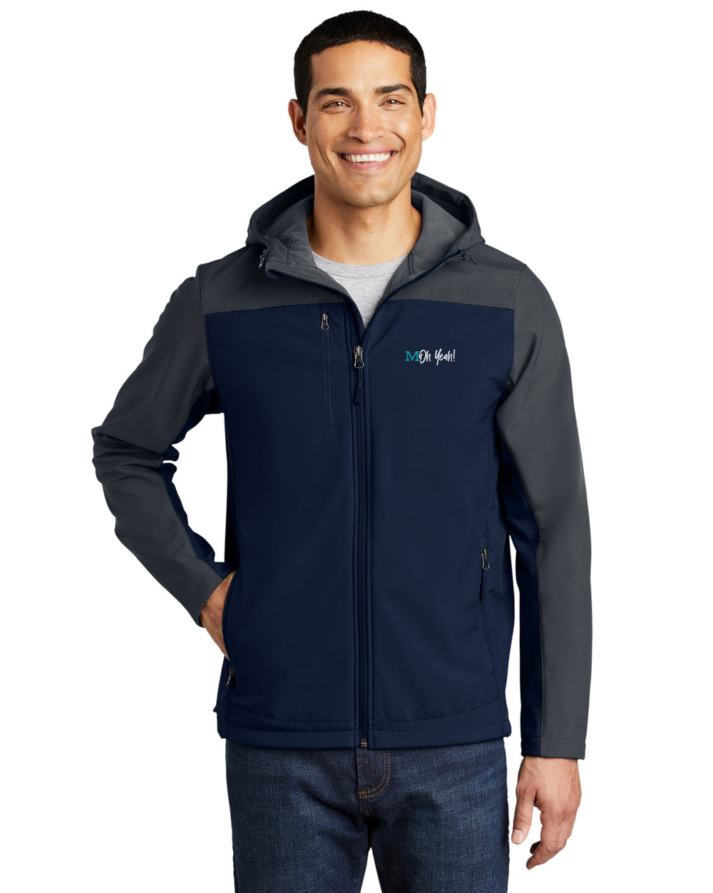 MOh Yeah - Port Authority Hooded Core Soft Shell Jacket - J335