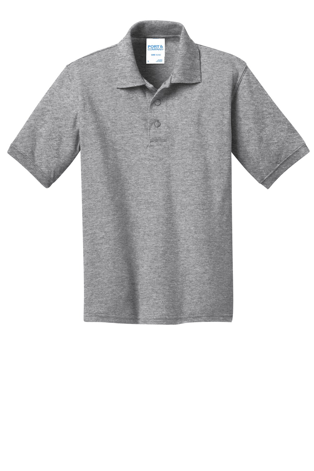 Port &amp; Company Youth Core Blend Jersey Knit Polo. KP55Y