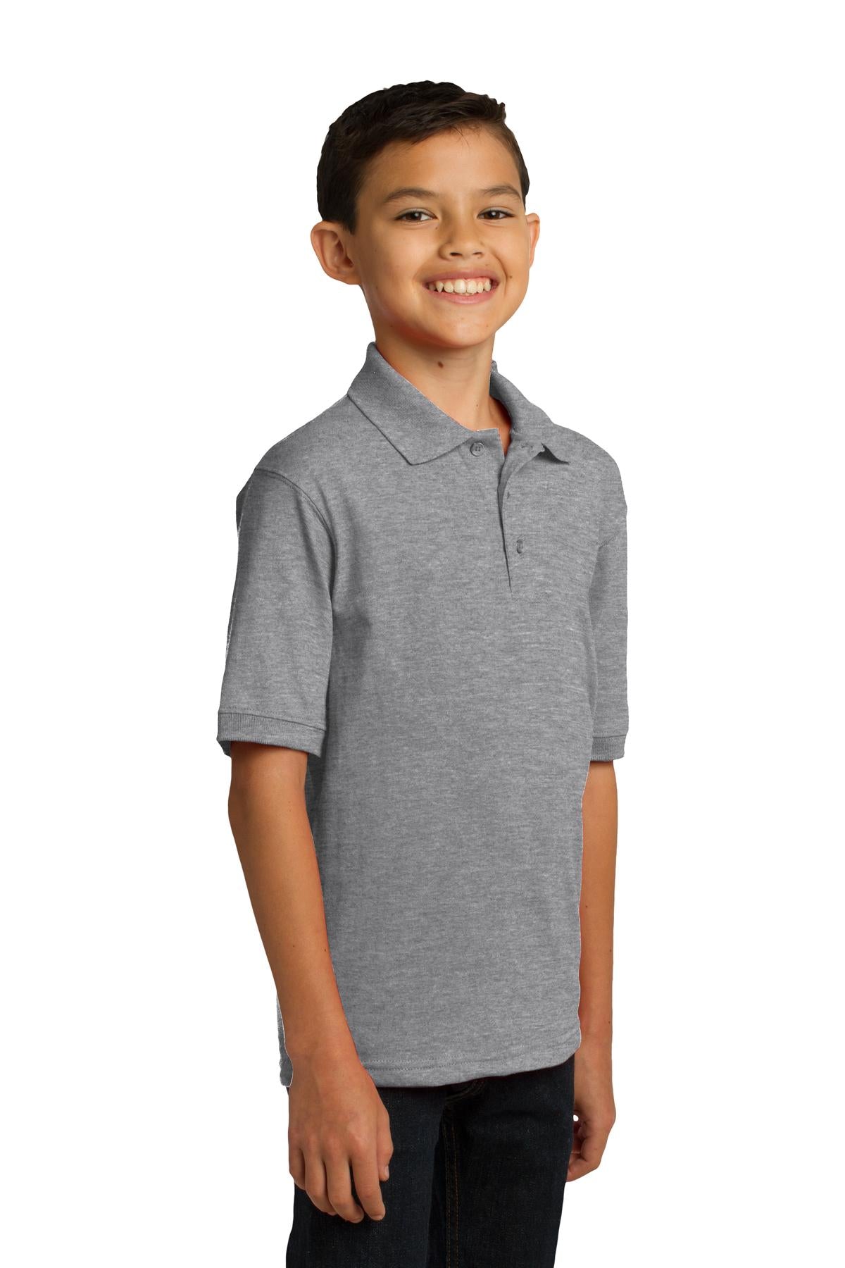 Port & Company Youth Core Blend Jersey Knit Polo. KP55Y