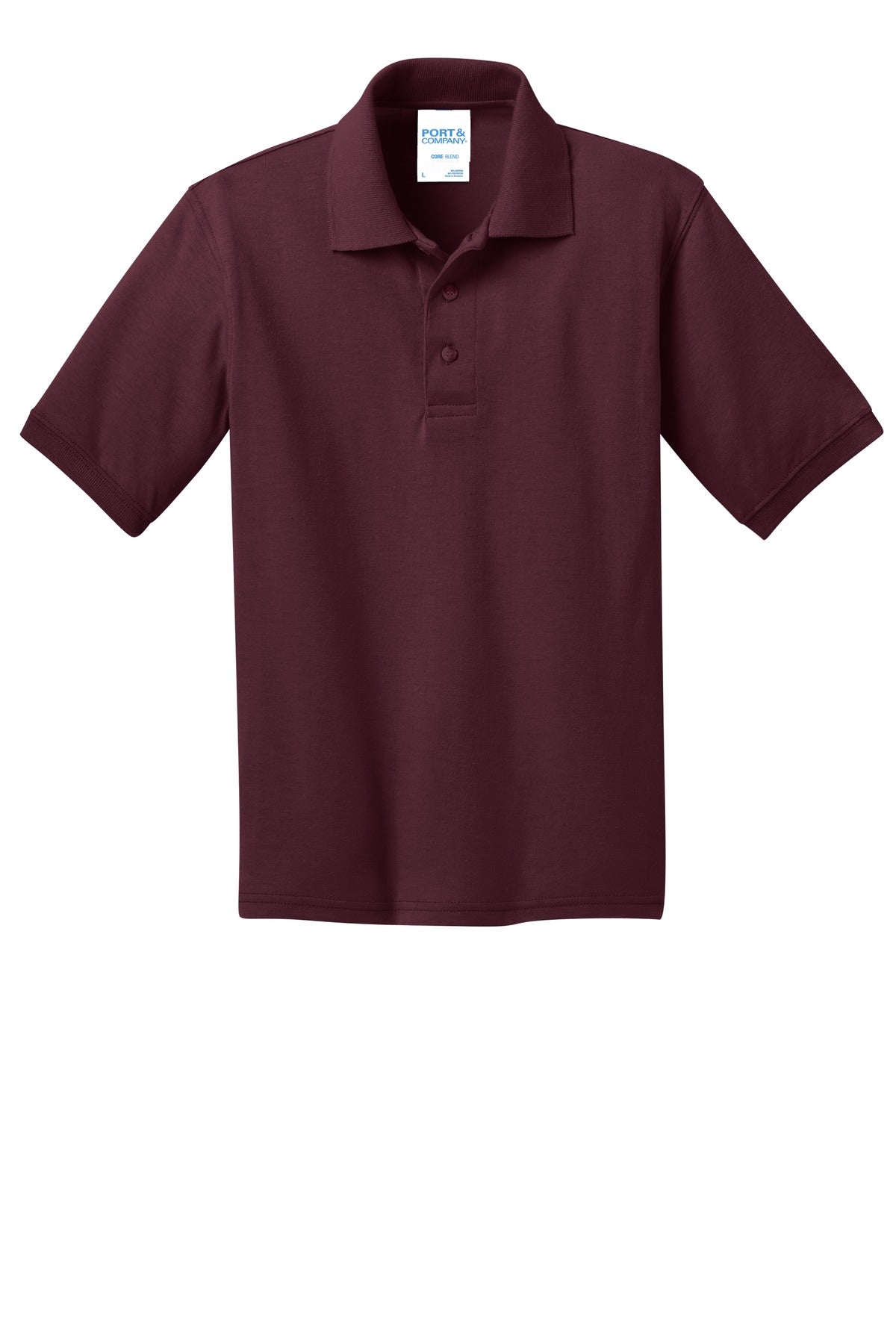 Port & Company Youth Core Blend Jersey Knit Polo. KP55Y