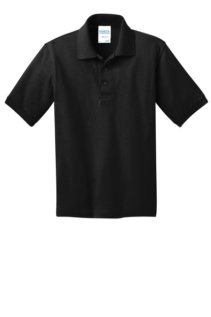 Port &amp; Company Youth Core Blend Jersey Knit Polo. KP55Y