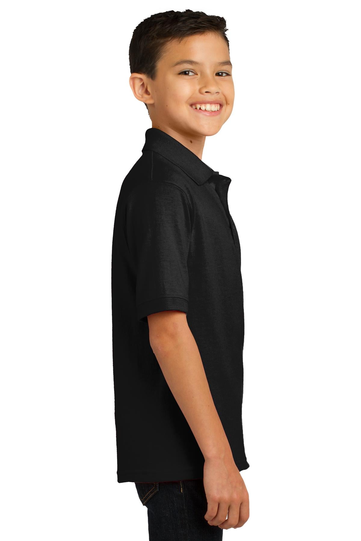 Port & Company Youth Core Blend Jersey Knit Polo. KP55Y