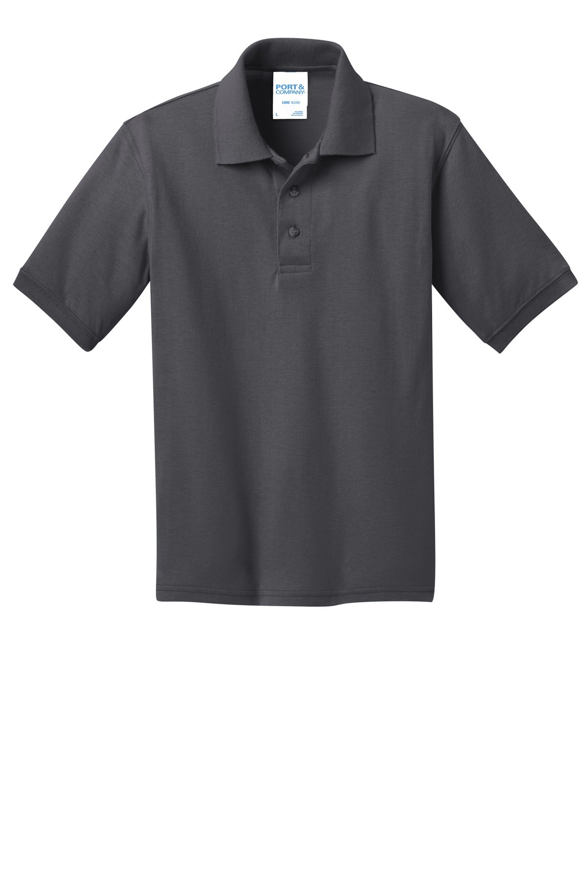 Port & Company Youth Core Blend Jersey Knit Polo. KP55Y