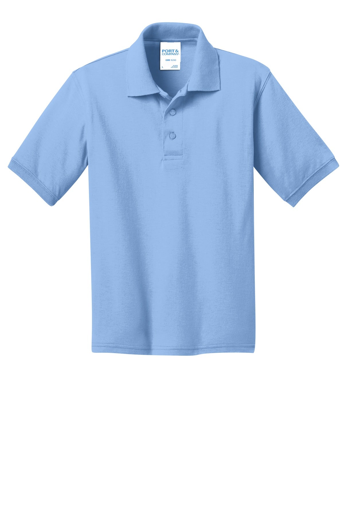 Port & Company Youth Core Blend Jersey Knit Polo. KP55Y