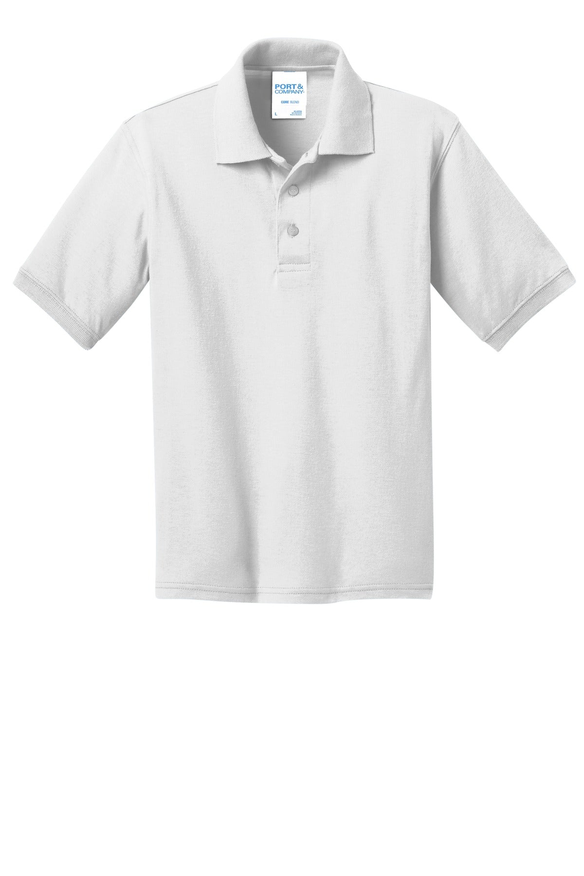 Port & Company Youth Core Blend Jersey Knit Polo. KP55Y