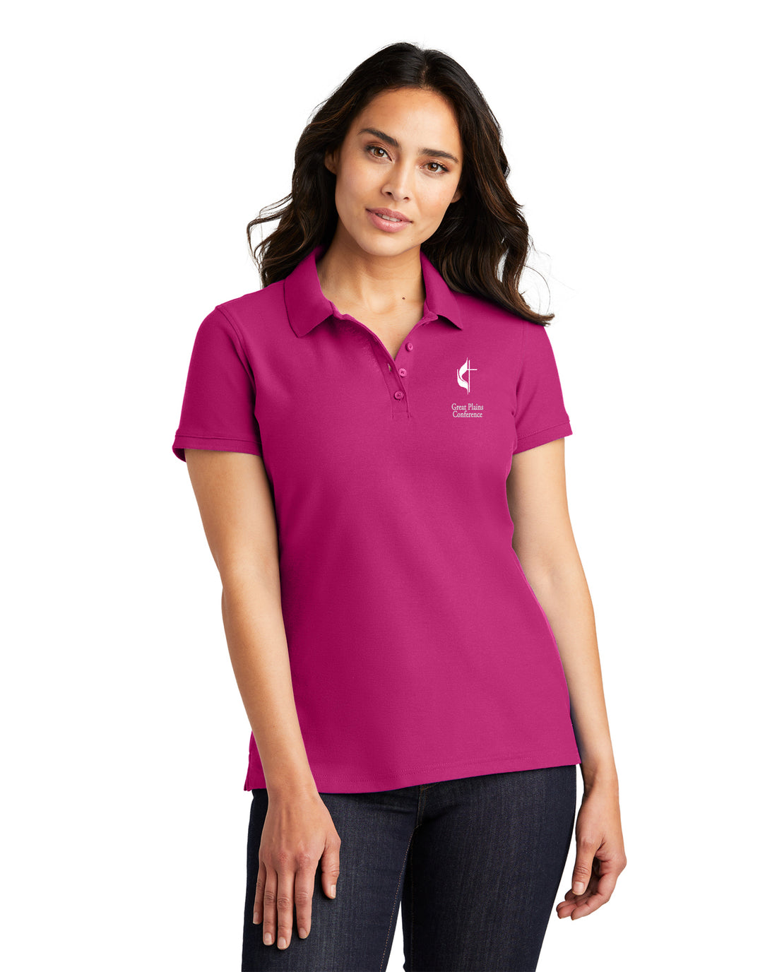 Great Plains UMC - Port Authority Ladies Core Classic Pique Polo - L100