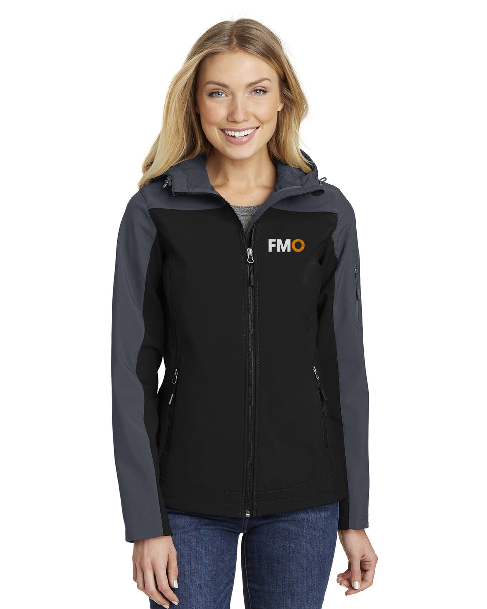 FMOK Outlet - Port Authority Ladies Hooded Core Soft Shell Jacket - L335
