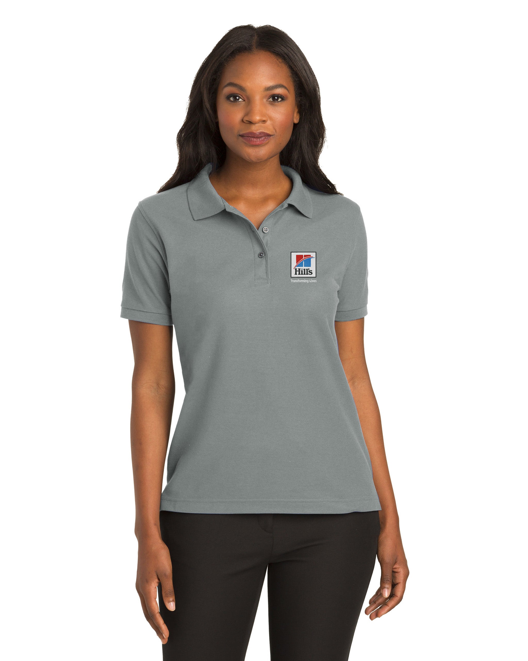 Hill's Apparel - Port Authority Ladies Silk Touch Polo - L500