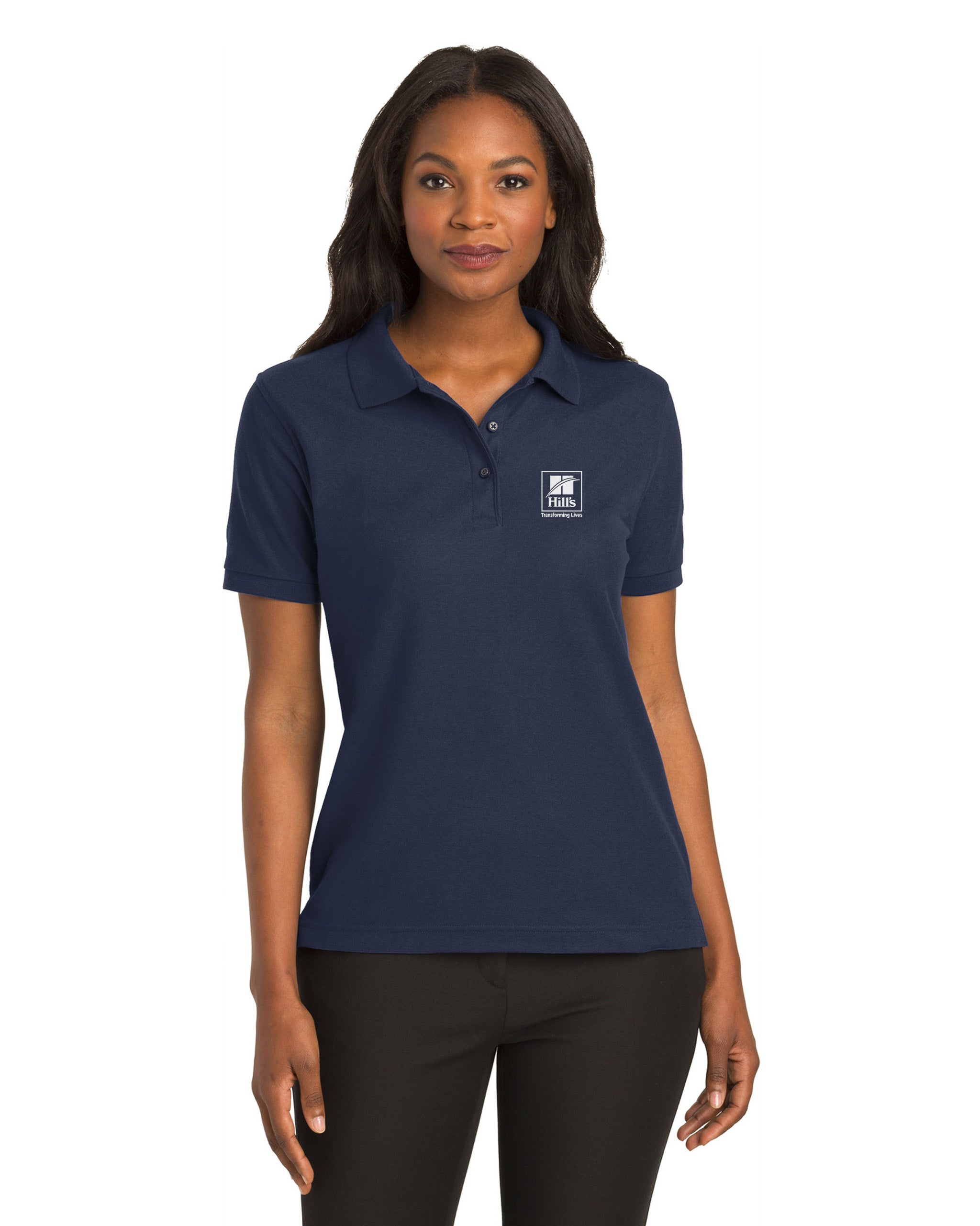 Hill's Apparel - Port Authority Ladies Silk Touch Polo - L500