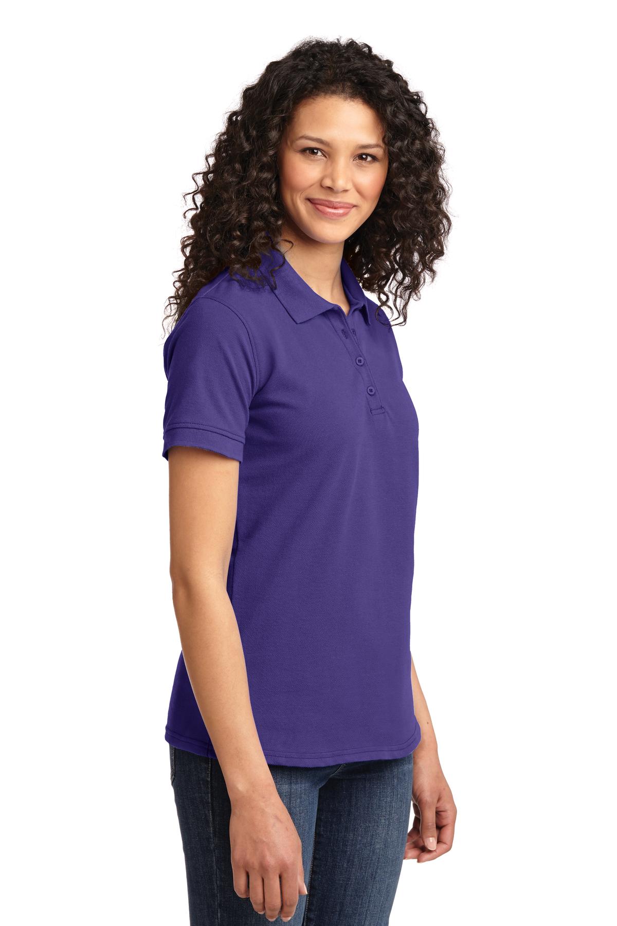 Port & Company Women's Core Blend Pique Polo. LKP155