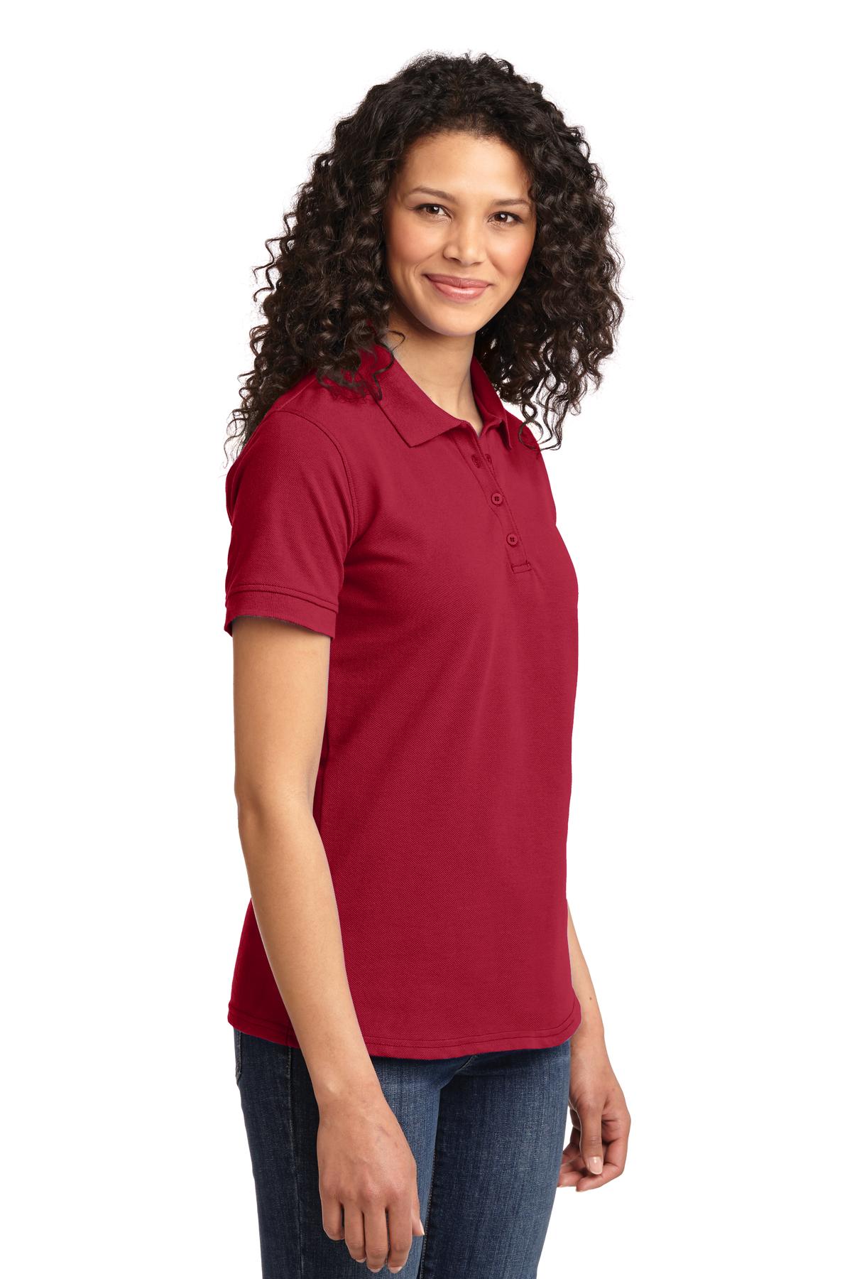 Port & Company Women's Core Blend Pique Polo. LKP155