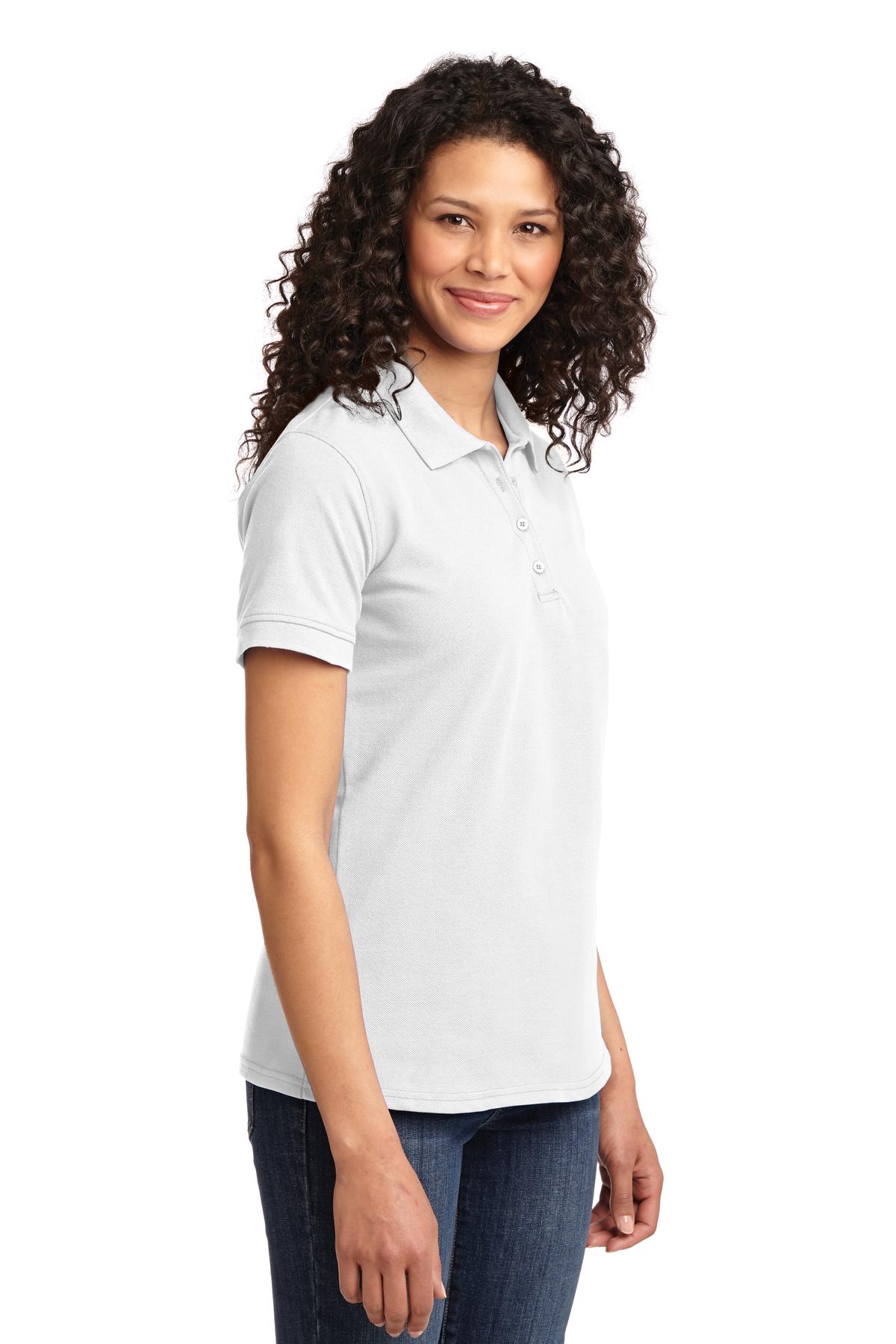 Port & Company Women's Core Blend Pique Polo. LKP155