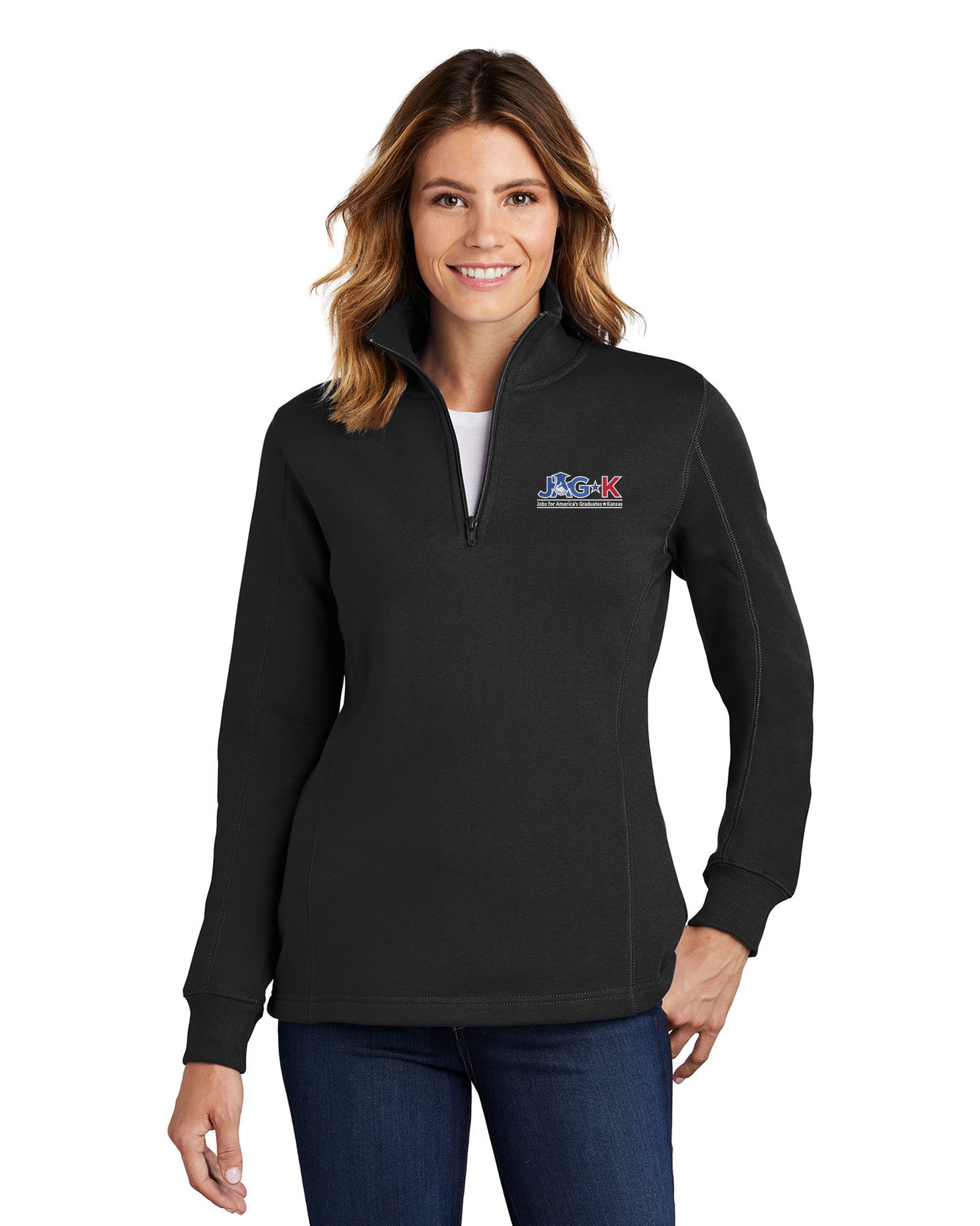 JAG-K - Sport-Tek Ladies 1/4-Zip Sweatshirt - LST253