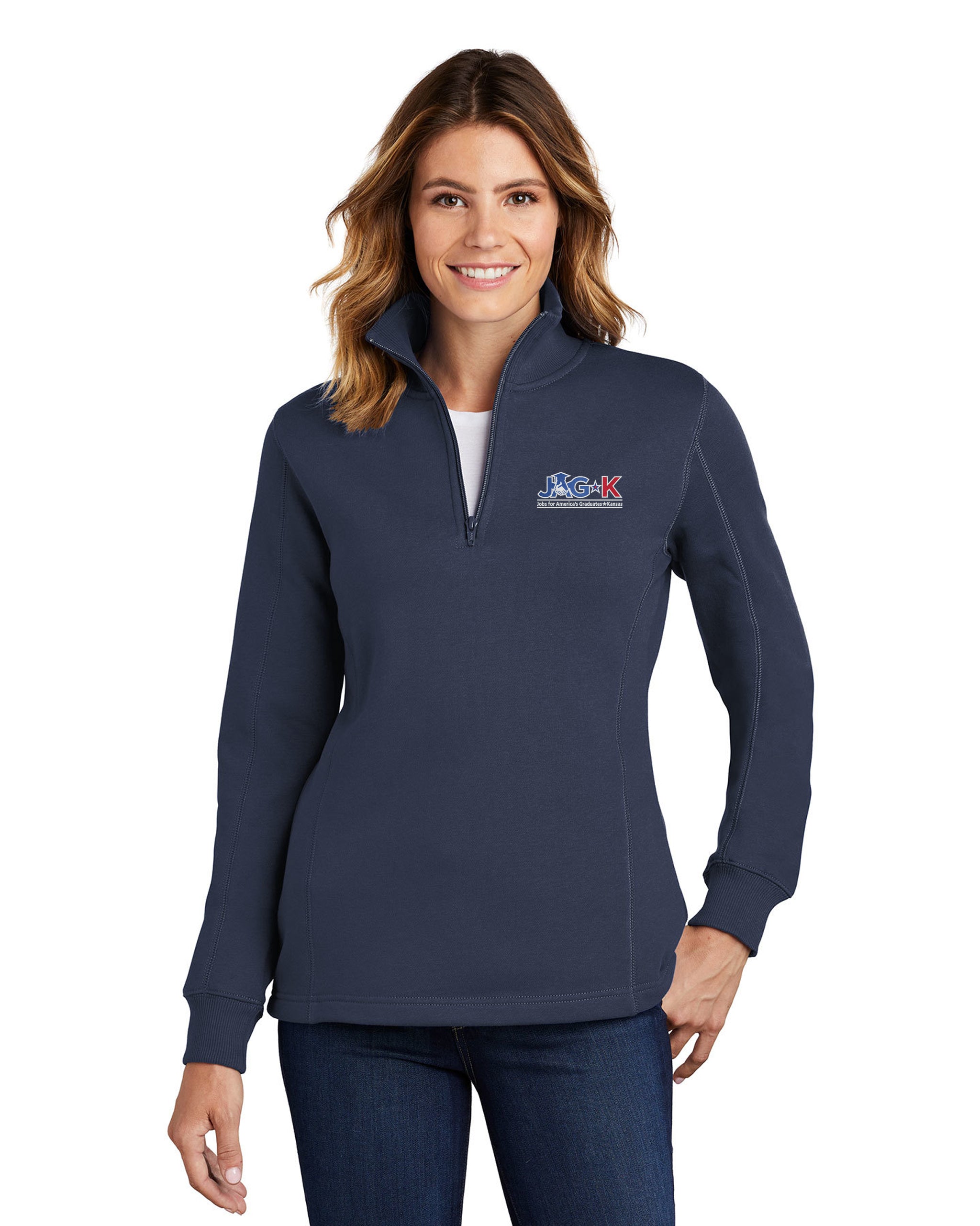 JAG-K - Sport-Tek Ladies 1/4-Zip Sweatshirt - LST253