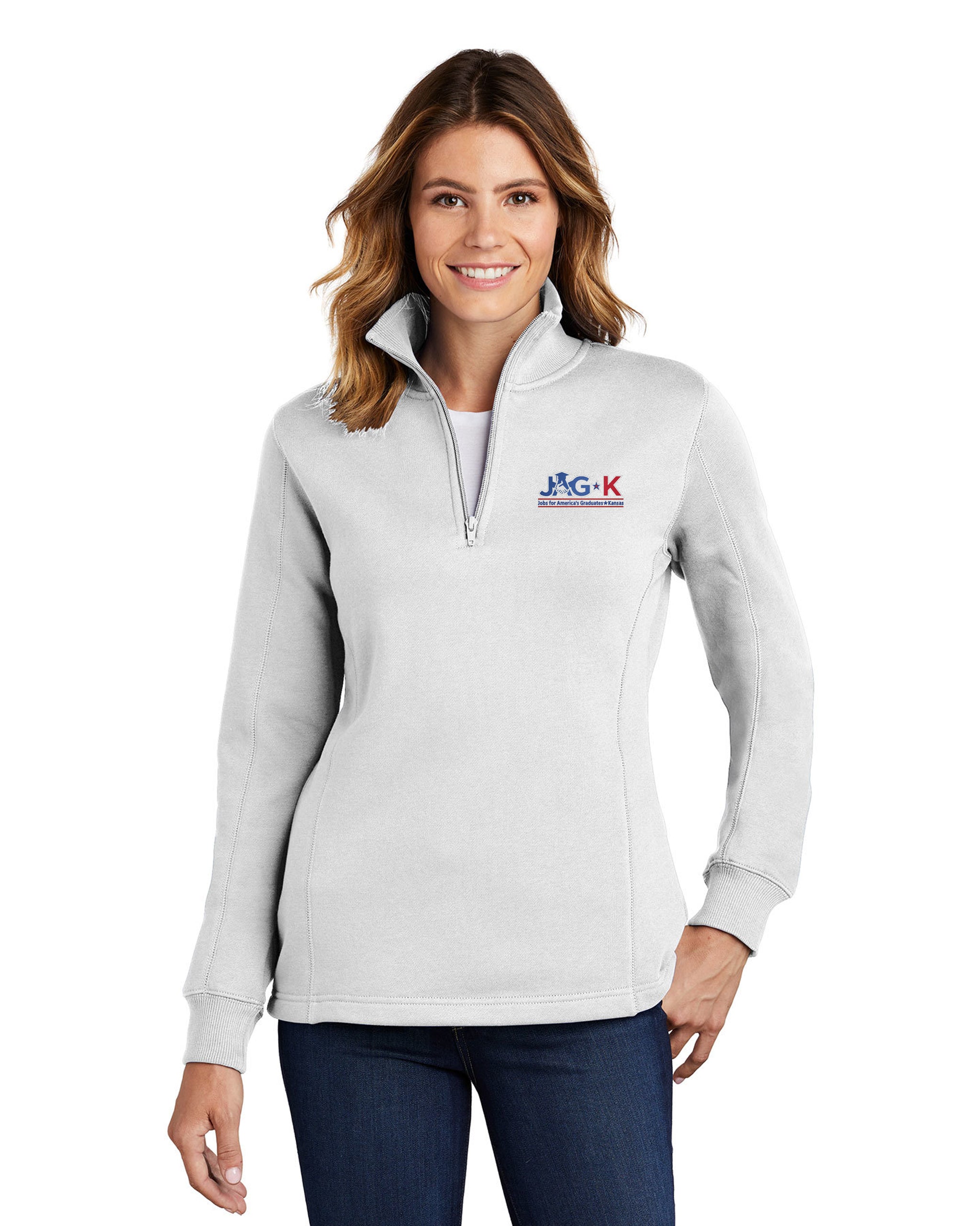 JAG-K - Sport-Tek Ladies 1/4-Zip Sweatshirt - LST253