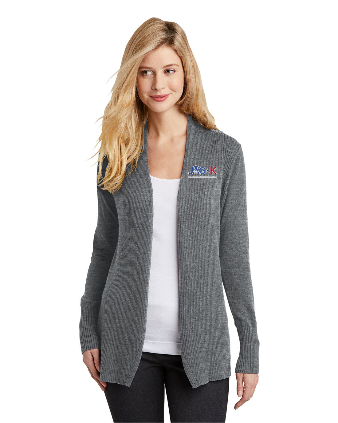 JAG-K - Port Authority Ladies Open Front Cardigan Sweater - LSW289