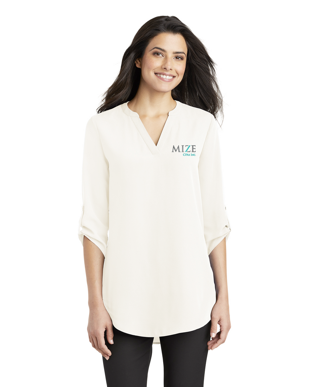 Mize CPAs Inc. - Port Authority Ladies 3/4-Sleeve Tunic Blouse - LW701