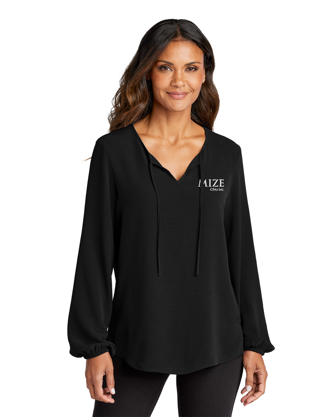 Mize CPAs Inc. - Port Authority Ladies Textured Crepe Blouse - LW714