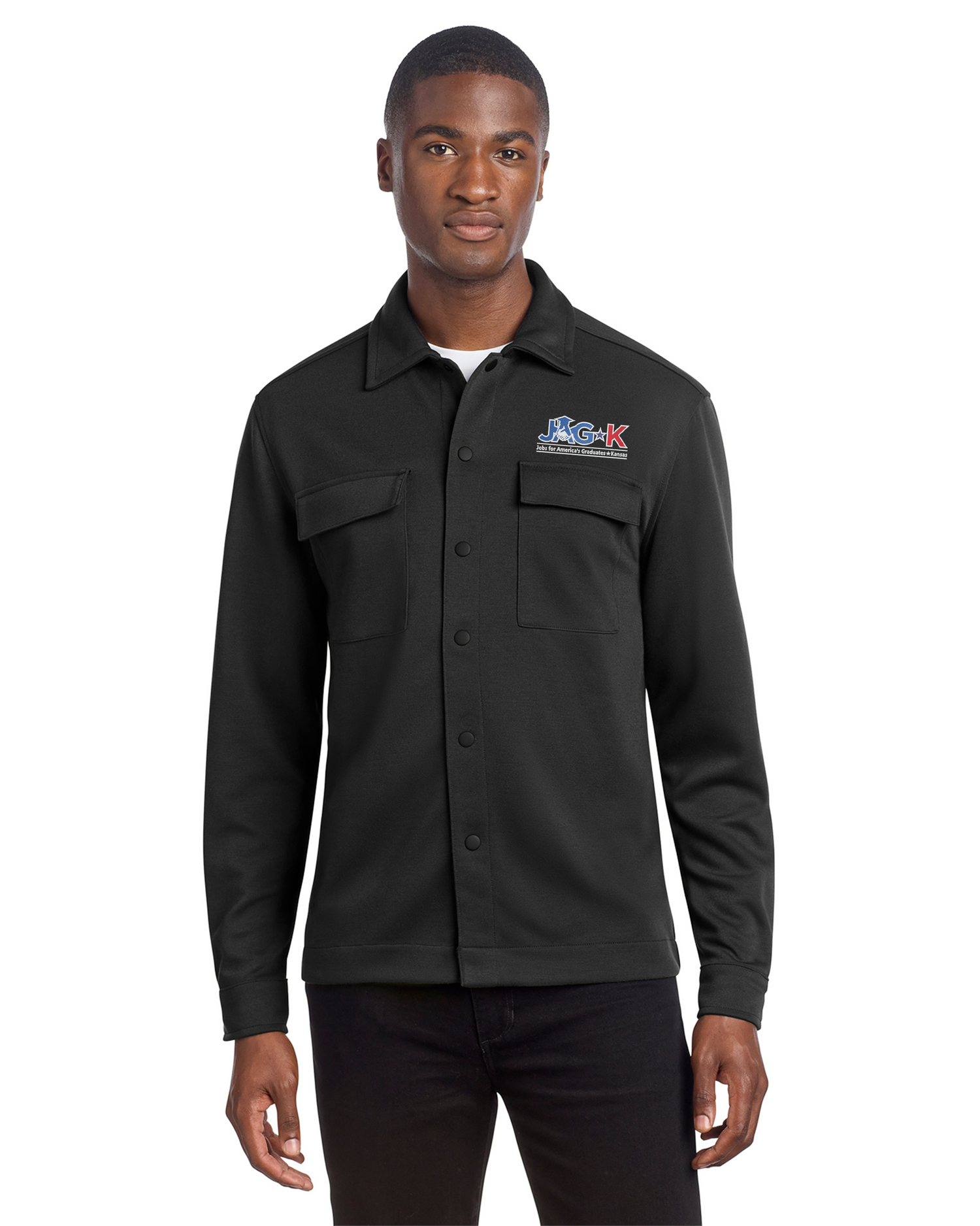 JAG-K - Mercer+Mettle Double-Knit Snap Front Jacket - MM3004