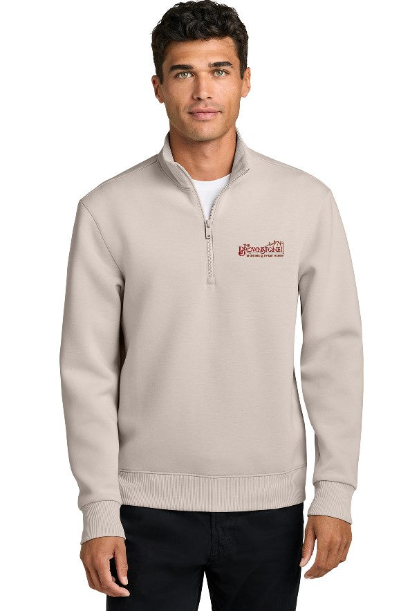 The Brownstone - Mercer+Mettle Soft Spacer 1/4-Zip - MM3100