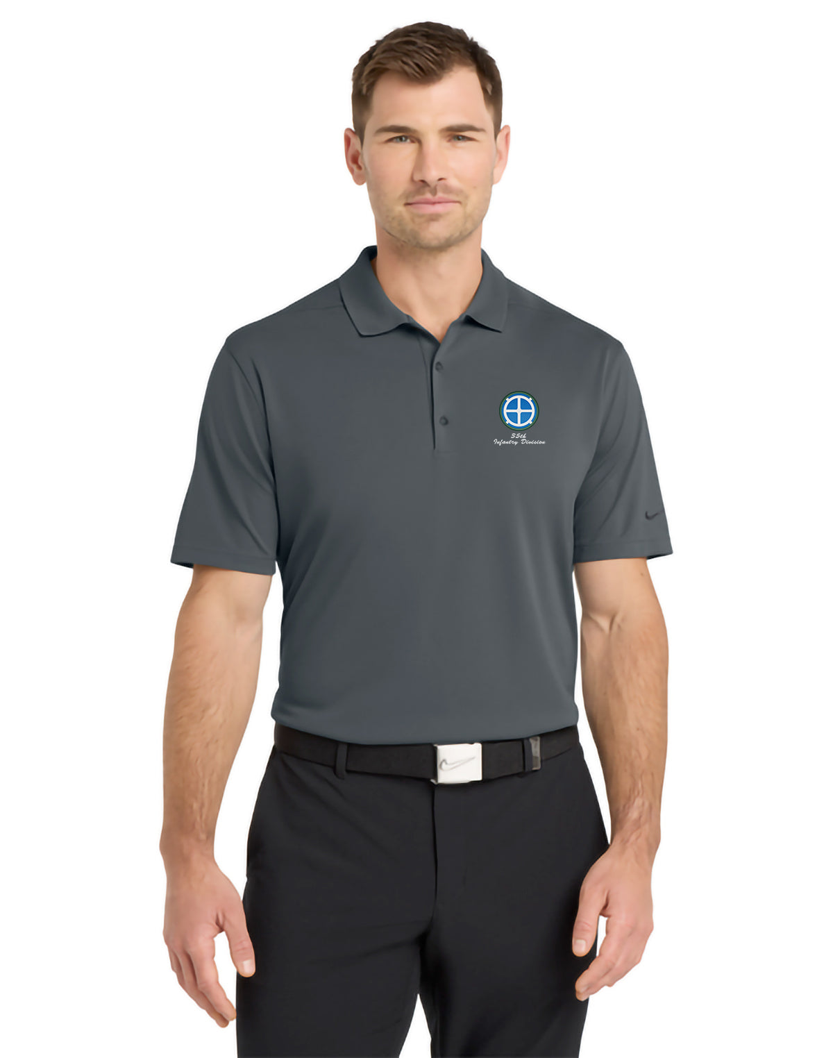 35th Infantry Division - Nike Dri-FIT Micro Pique 2.0 Polo - NKDC1963
