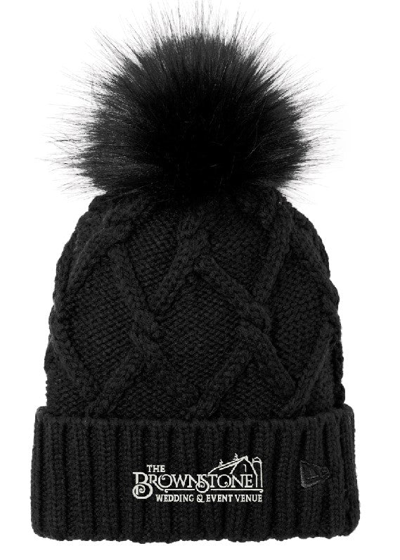 The Brownstone - New Era Faux Fur Pom Beanie - NE911