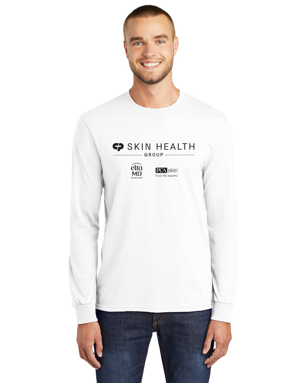 CP Skin Health Apparel - Port & Company Tall Long Sleeve Core Blend Tee - PC55LST